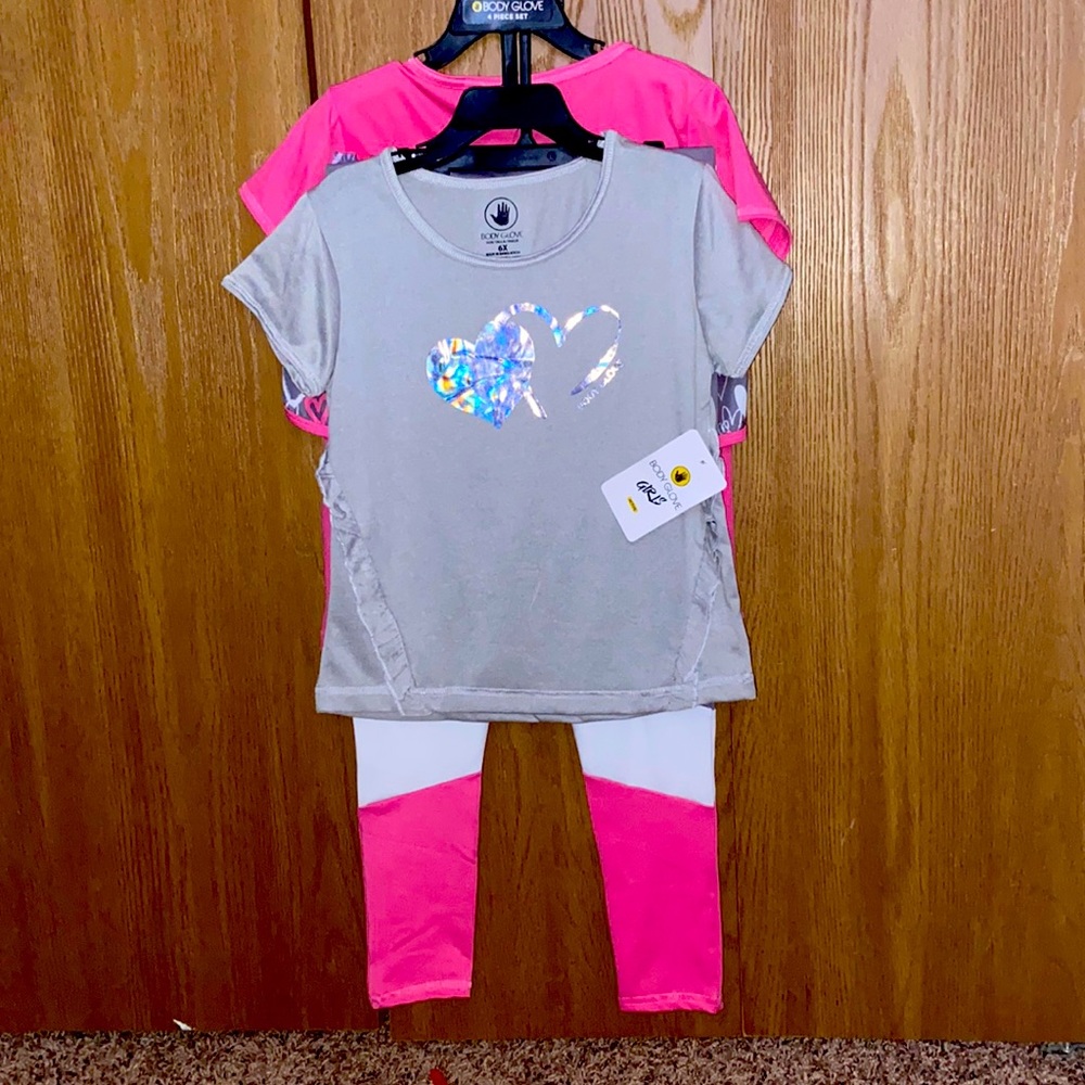 Body glove Girls size 6 X four piece set